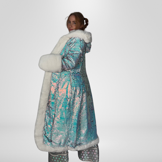 Frozen Faux Fur Coat